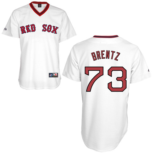 Bryce Brentz #73 Youth Baseball Jersey-Boston Red Sox Authentic Home Alumni Association MLB Jersey